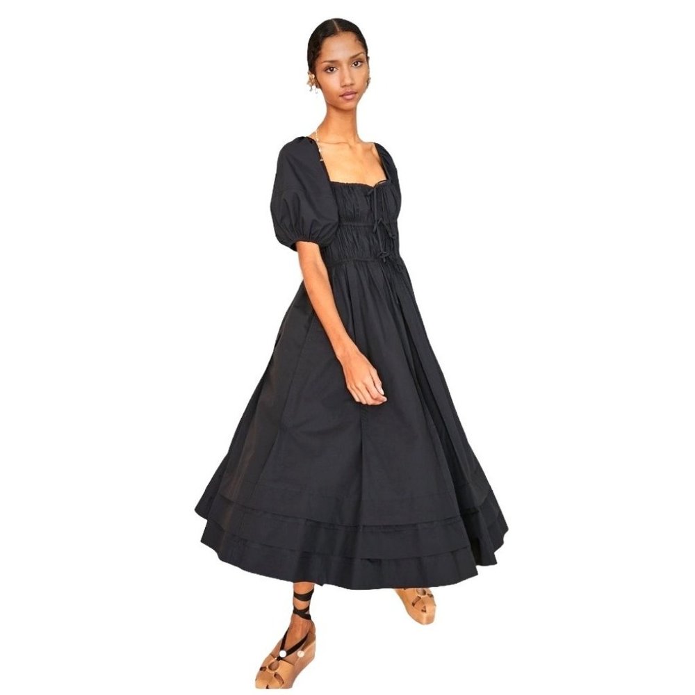 Ulla Johnson Black Maxi Dress